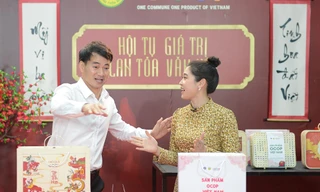 Hơn 3.500 giỏ quà Tết là sản phẩm OCOP từ Nam ra Bắc được bán qua mạng