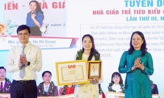 Hơn 100 nhà giáo trẻ tiêu biểu được vinh danh