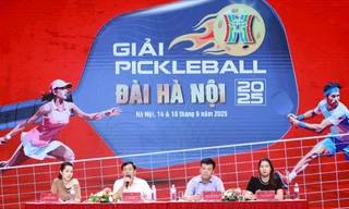 Hơn 600 vận động viên tham dự Giải Pickleball Đài Hà Nội 2025
