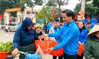Thành Đoàn Hà Nội triển khai 'Mô hình chợ dân sinh giảm thiểu rác thải nhựa'