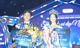 Lộ diện Hoa khôi, Nam vương trường ĐH Ngoại ngữ: Tỏa sáng bản lĩnh và vẻ đẹp trí tuệ 