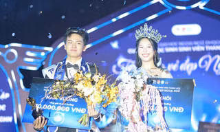 Lộ diện Hoa khôi, Nam vương trường ĐH Ngoại ngữ: Tỏa sáng bản lĩnh và vẻ đẹp trí tuệ 