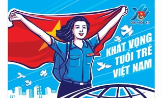 Những bức tranh cổ động Đại hội Đoàn toàn quốc lần thứ XII