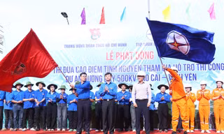 Phát động đợt thi đua cao điểm tình nguyện hỗ trợ thi công Dự án đường dây 500kV Lào Cai – Vĩnh Yên
