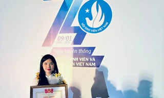 Nữ đảng viên trẻ tuổi nhất trường ĐH Kinh tế - Kỹ thuật Bình Dương