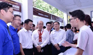 Sinh viên Hà Nội trình làng startup tại Ngày hội Đổi mới sáng tạo Thủ đô