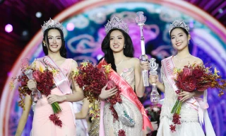 Top 3 Hoa hậu Việt Nam 2024 lần đầu giao lưu sau đăng quang tại Huế