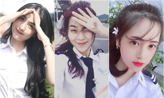 Điểm danh dàn hot girl 'sắc nước hương trời' của Học viện Hàng không
