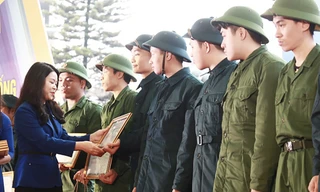 Giao lưu tân binh Thủ đô Hà Nội lên đường nhập ngũ năm 2023