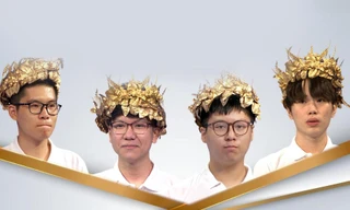 Chân dung 4 "nhà leo núi" trong trận Chung kết Đường lên đỉnh Olympia năm 2021. Ảnh: BTC
