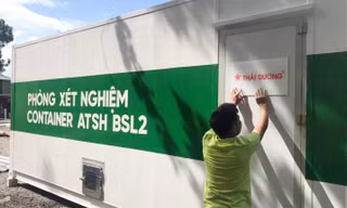 Container xét nghiệm lưu động COVID-19 hỗ trợ Ngành Y tế trong công tác chống dịch.