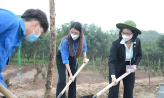 Sinh viên Nông nghiệp hưởng ứng ‘Tết trồng cây’ xuân Nhâm Dần 2022