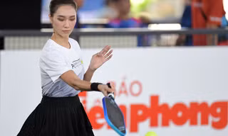 Nhiều pha bóng ấn tượng tại ngày đầu Giải Pickleball Việt Nam 2025