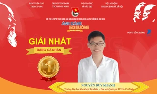 Sinh viên chuyên ngành Hóa học giành giải Nhất bảng Cá nhân, Hội thi “Ánh sáng soi đường”