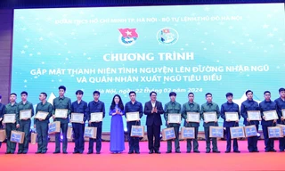 Hà Nội gặp mặt thanh niên tiêu biểu nhập ngũ năm 2024