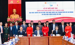 Ba đại học hàng đầu ký kết hợp tác triển khai Nghị quyết 57-NQ/TW