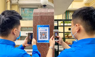 Mã QR tuyên truyền “Bầu cử trách nhiệm - Chống dịch toàn diện” của tuổi trẻ Thủ đô