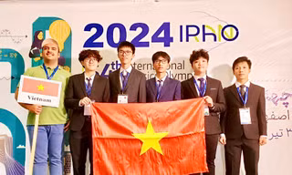 Việt Nam giành 5 Huy chương Olympic Vật lý quốc tế 2024