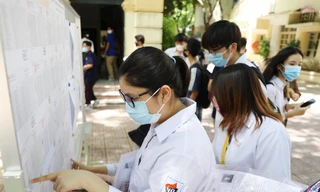 Thí sinh tham dự kỳ thi tốt nghiệp THPT 2021. Ảnh: DƯƠNG TRIỀU