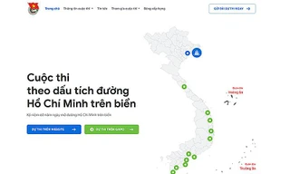 Giao diện khởi động của website http://doantaukhongso.vn.