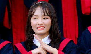 Võ Thị Kim Anh, học sinh lớp 12 Toán 1 của Trường THPT Chuyên Hà Tĩnh.