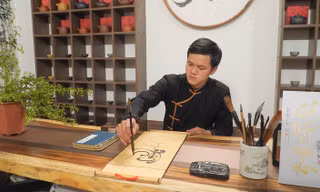 Đỗ Nhật Thịnh, sinh viên trường ĐH Mỹ thuật TP. HCM.