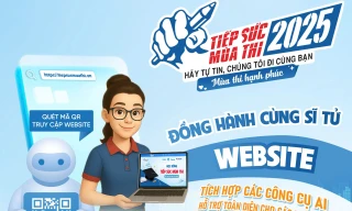 Website 'Tiếp sức mùa thi' 2025 – Người bạn đồng hành xuyên suốt mùa thi của sĩ tử