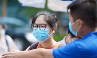 Thí sinh tham dự kỳ thi tốt nghiệp THPT 2021 đợt 1. Ảnh: DƯƠNG TRIỀU.