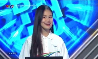 Nữ sinh Thái Nguyên 'chào' với 5 thứ tiếng trên sóng Olympia