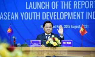 Anh Nguyễn Anh Tuấn – Uỷ viên T.Ư Đảng, Bí thư thứ nhất T.Ư Đoàn, Chủ nhiệm Ủy ban Quốc gia về Thanh niên Việt Nam. Ảnh: XUÂN TÙNG