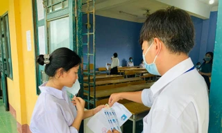 Thí sinh tham dự kỳ thi tốt nghiệp THPT 2021. Ảnh: DƯƠNG TRIỀU