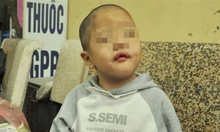 Cháu Hạnh hiện vẫn đang được cưu mang tại chùa Bồ Đề