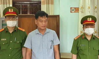 Để lâm tặc đốn 140 cây gỗ nghiến, hai cán bộ bị khởi tố