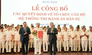 Bộ Tư pháp bổ nhiệm 3 lãnh đạo Cục Quản lý Thi hành án dân sự