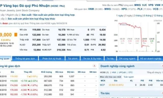 Cổ phiếu PNJ hồi phục bất chấp thông tin cựu lãnh đạo bị khởi tố