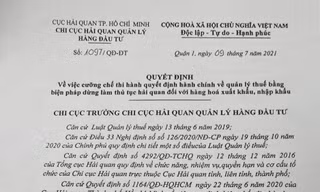 TPHCM dừng thủ tục xuất nhập khẩu với một doanh nghiệp nợ thuế cả trăm tỷ đồng