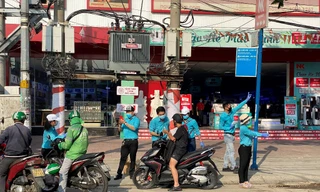 Nước rửa tay nhanh được tặng miễn phí ở Sài Gòn