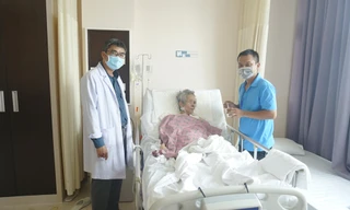 Bệnh nhân được cứu chữa kịp thời, đang dần hồi phục (ảnh: BVCC)
