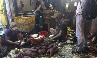 Bắt quả tang cơ sở "tắm trắng" bắp chuối