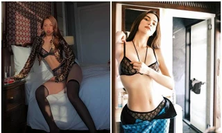 Diện nội y ren siêu nóng bỏng, nhưng Hồ Ngọc Hà chứng tỏ đẳng cấp hơn hẳn Chi Pu