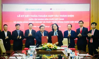 Lãnh đạo Agribank và Tập đoàn Hóa chất Việt Nam chứng kiến ký thỏa thuận hợp tác toàn diện