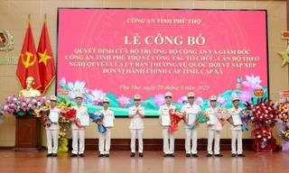 Công an tỉnh Phú Thọ mới công bố nhân sự sau sáp nhập