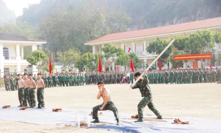 Lực lượng vũ trang Sơn La ra quân huấn luyện với tinh thần ‘thần tốc, quyết thắng’