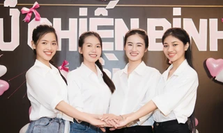 Thí sinh Miss World Vietnam chung tay tiếp thêm sức mạnh tinh thần cho bệnh nhân ung thư