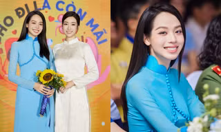 Hoa hậu Thanh Thủy nhận "cơn mưa" lời khen từ netizen nhờ hành động ý nghĩa