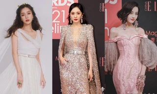 Cùng chọn style nữ thần, Angelababy trông nhạt nhòa hơn hẳn Dương Mịch và Địch Lệ Nhiệt Ba