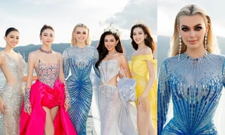 Ngắm màn catwalk đỉnh cao của Miss World Karolina Bielawska cùng Hoa hậu Lương Thùy Linh