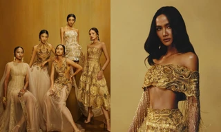 Hoa hậu H’Hen Niê lộng lẫy tựa nữ thần trong các mẫu váy từ NTK Lê Thanh Hòa