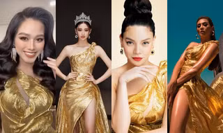 Pha "đụng hàng" cực "hot" của Hoa hậu Đỗ Thị Hà, Lương Thùy Linh, Hà Hồ, Võ Hoàng Yến