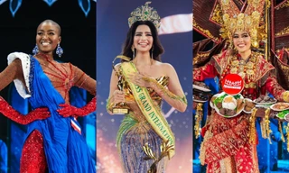 Ngắm Top 10 Miss Grand International đọ sắc trong trang phục dân tộc và bikini